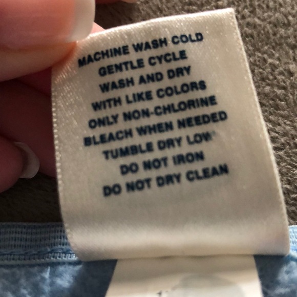 Old Navy Fleece Girls Size 10 Light Blue V Neck - Picture 5 of 5